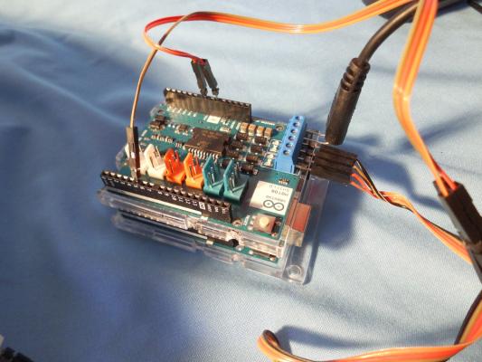 Arduino with motor shield